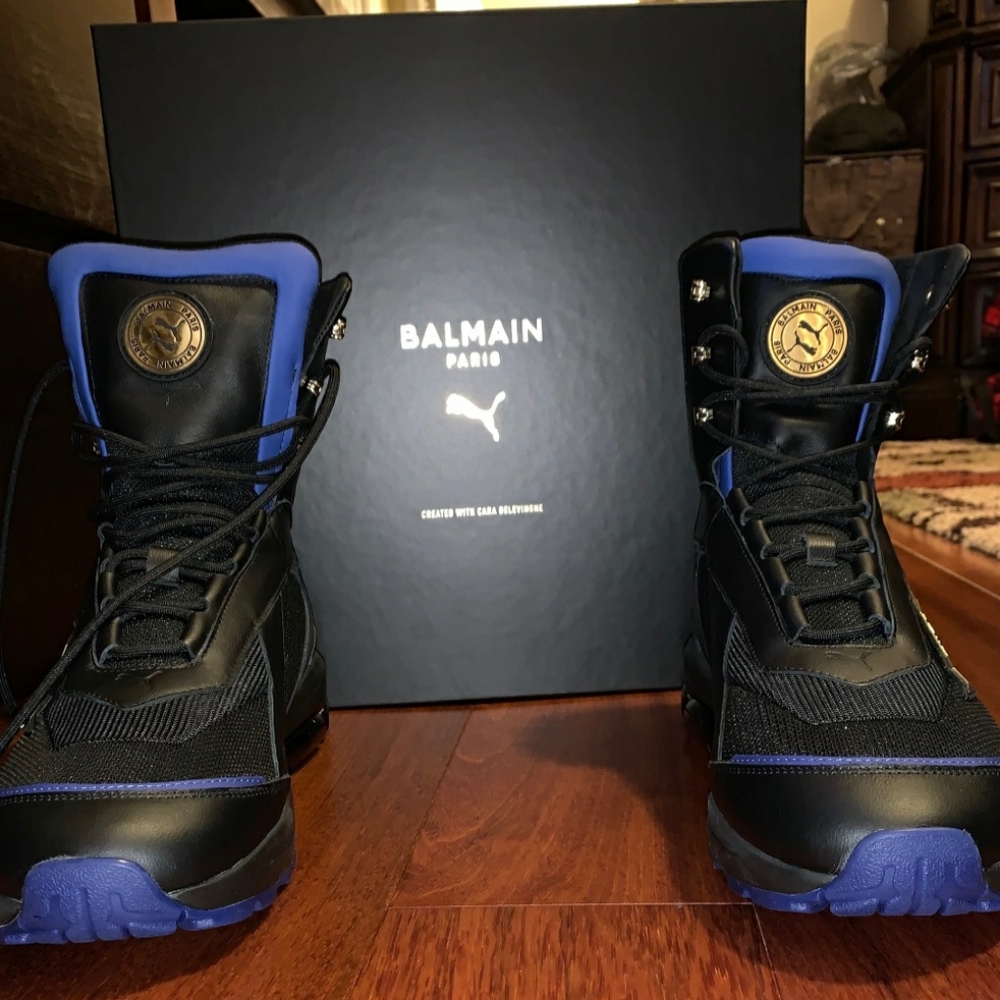 SOLD! Puma x Balmain Cell Stellar high top sneak…